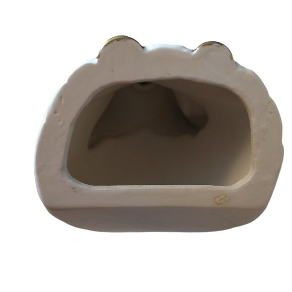 Kissing Choir Angel Set Of 2 Ceramic Figurines 1980 Christmas Vintage CB3 - Picture 6 of 6